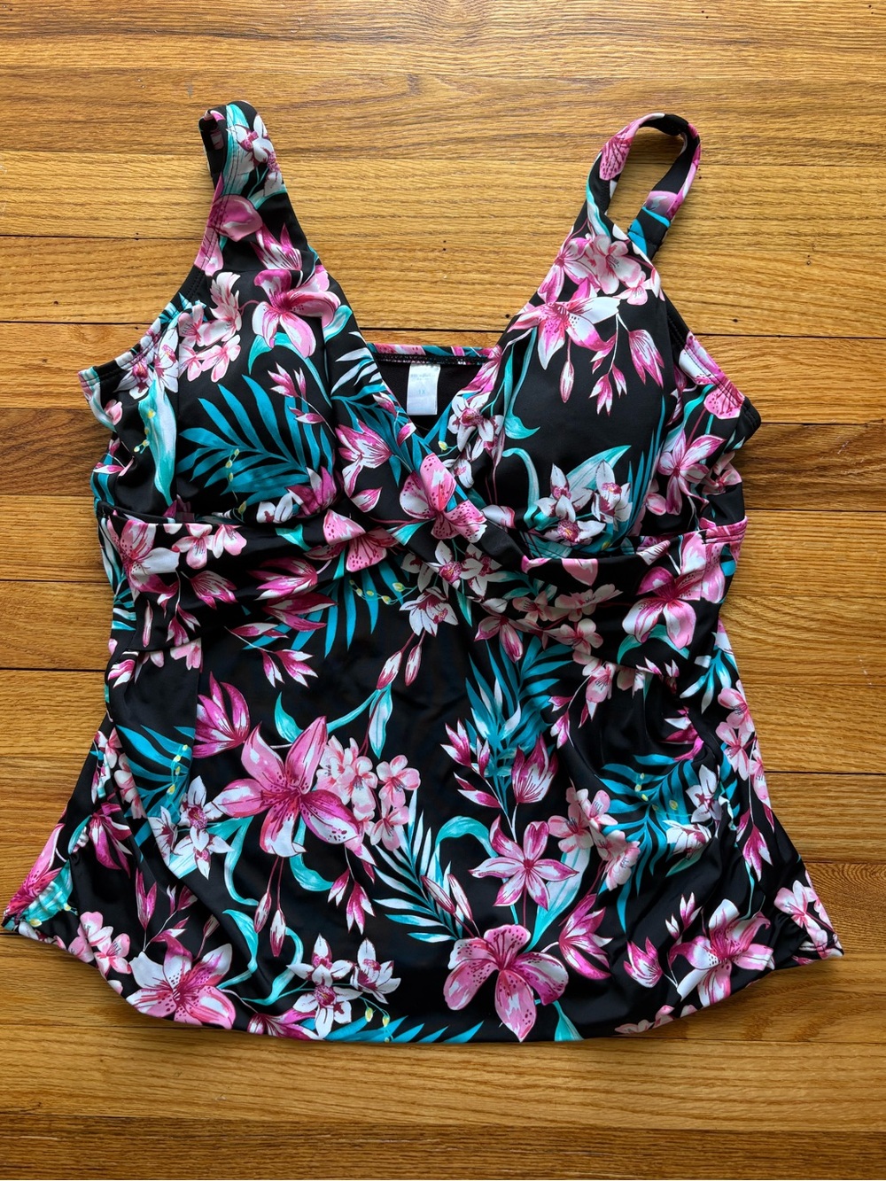 Bal Harbour Swim Tankini Top Size 1X
